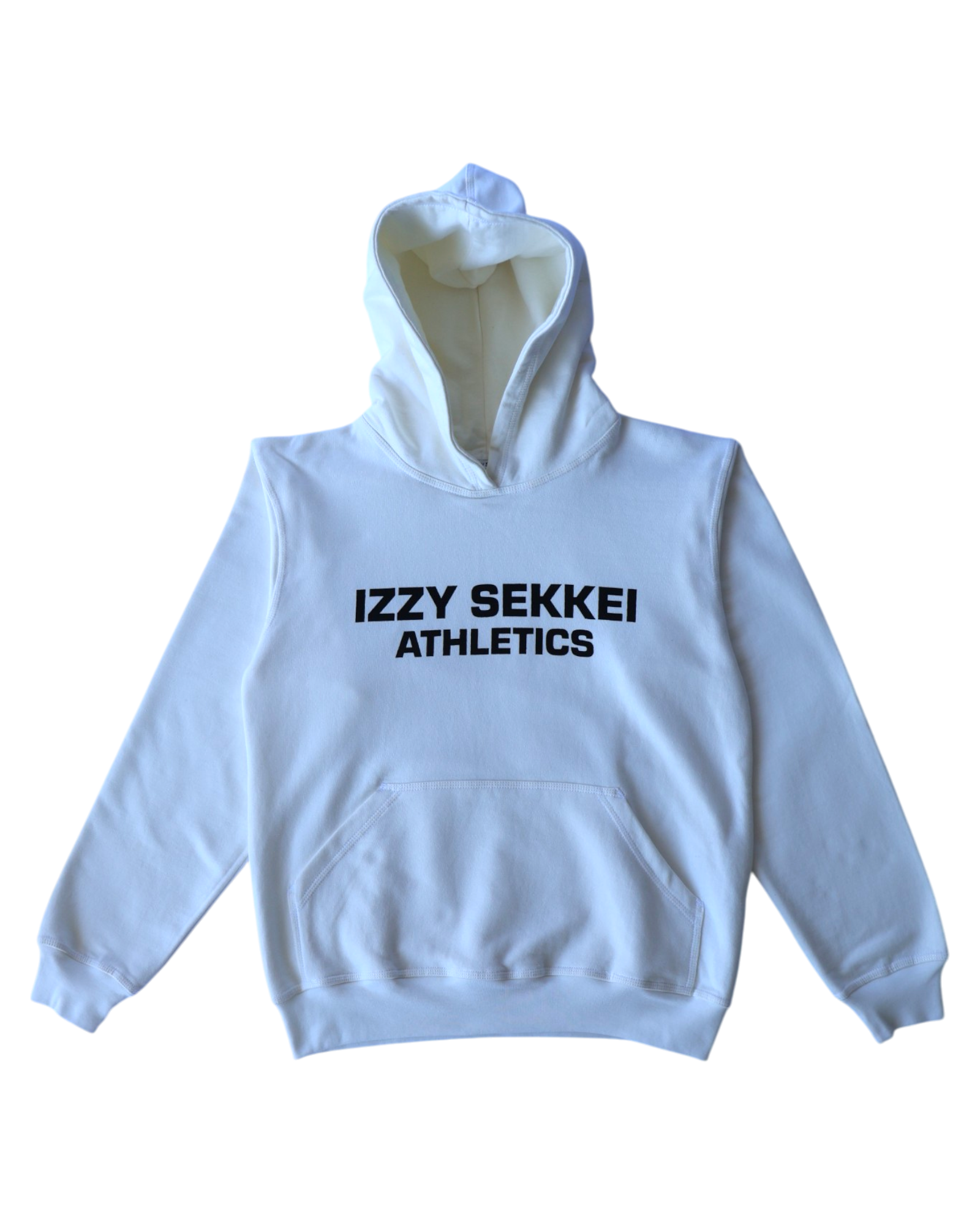 IZZY SEKKEI ATHLETICS HOODIE - OFF WHITE