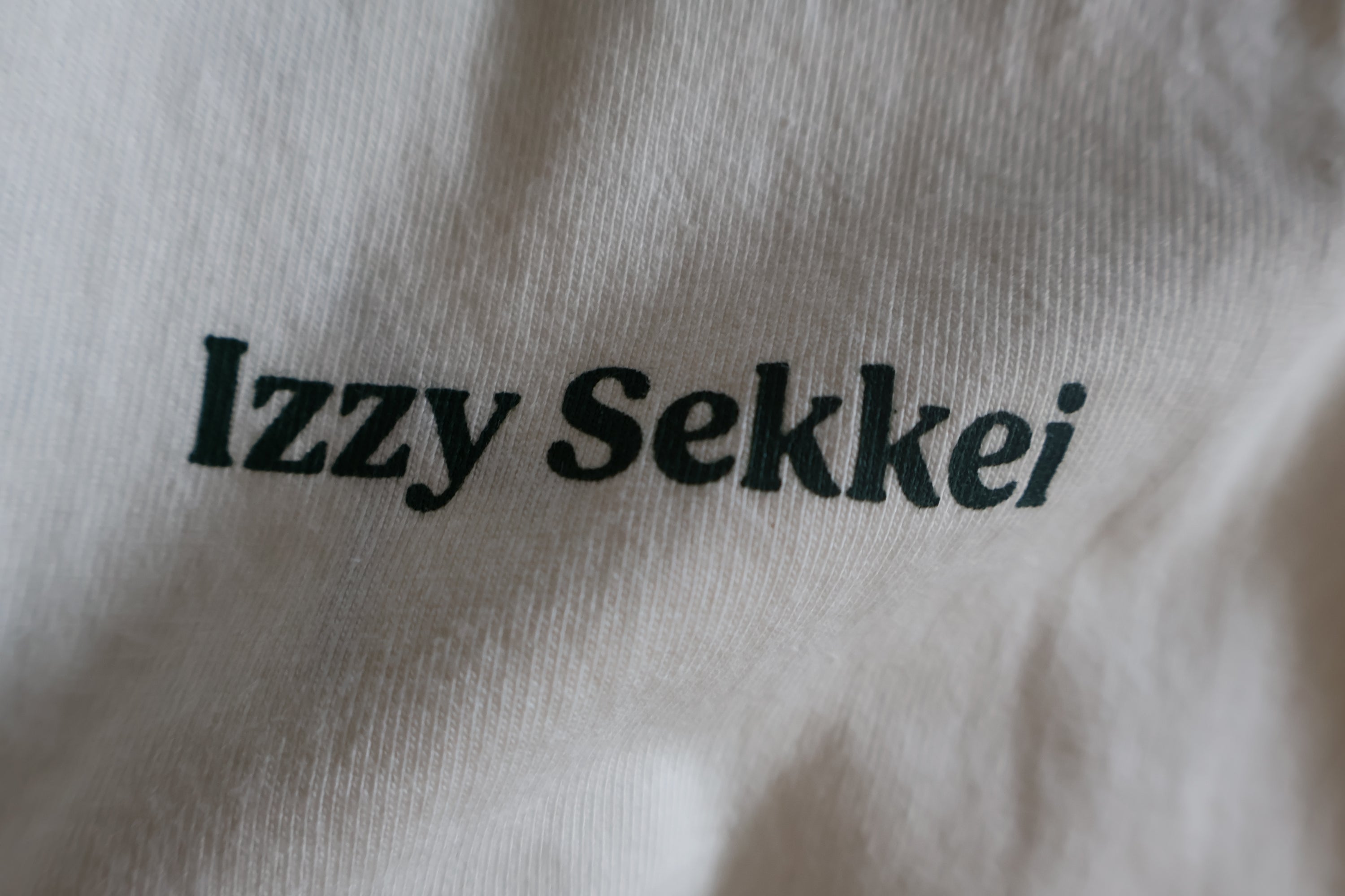 IZZY SEKKEI LOGO LONG SLEEVE T-SHIRT