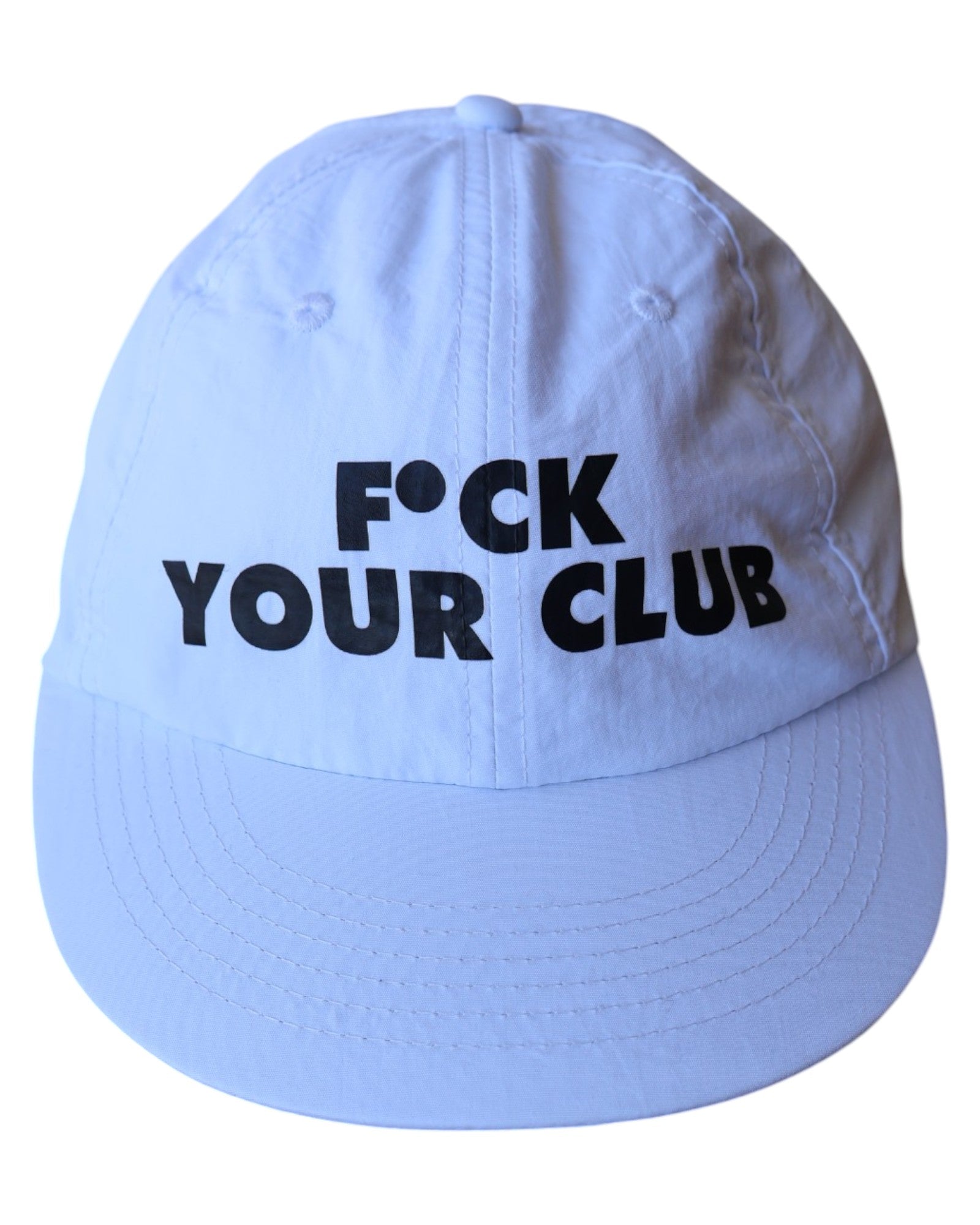 IZZY SEKKEI "F*CK YOUR CLUB" CAP - WHITE