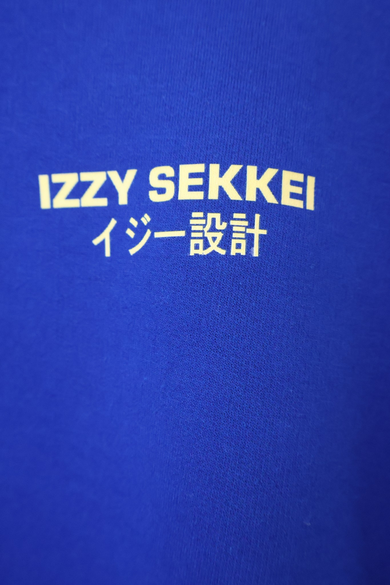 IZZY SEKKEI JOGGERS SWEATSHIRT - ROYAL BLUE