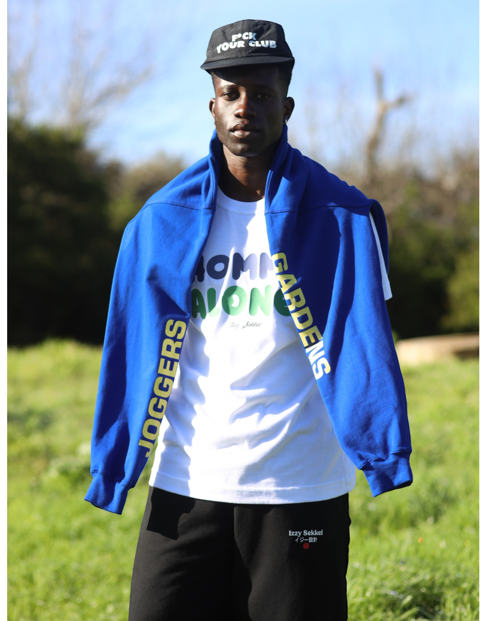 IZZY SEKKEI JOGGERS SWEATSHIRT - ROYAL BLUE