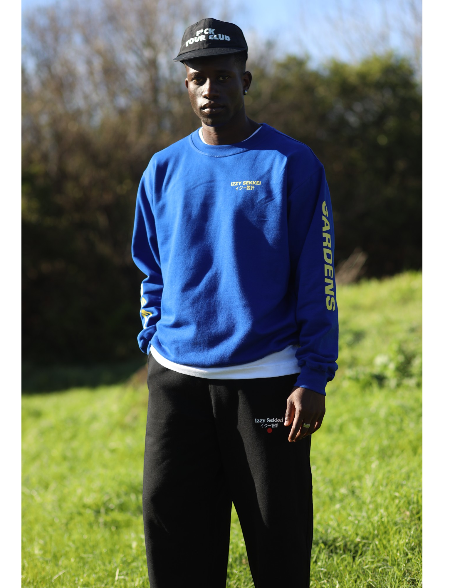 IZZY SEKKEI JOGGERS SWEATSHIRT - ROYAL BLUE