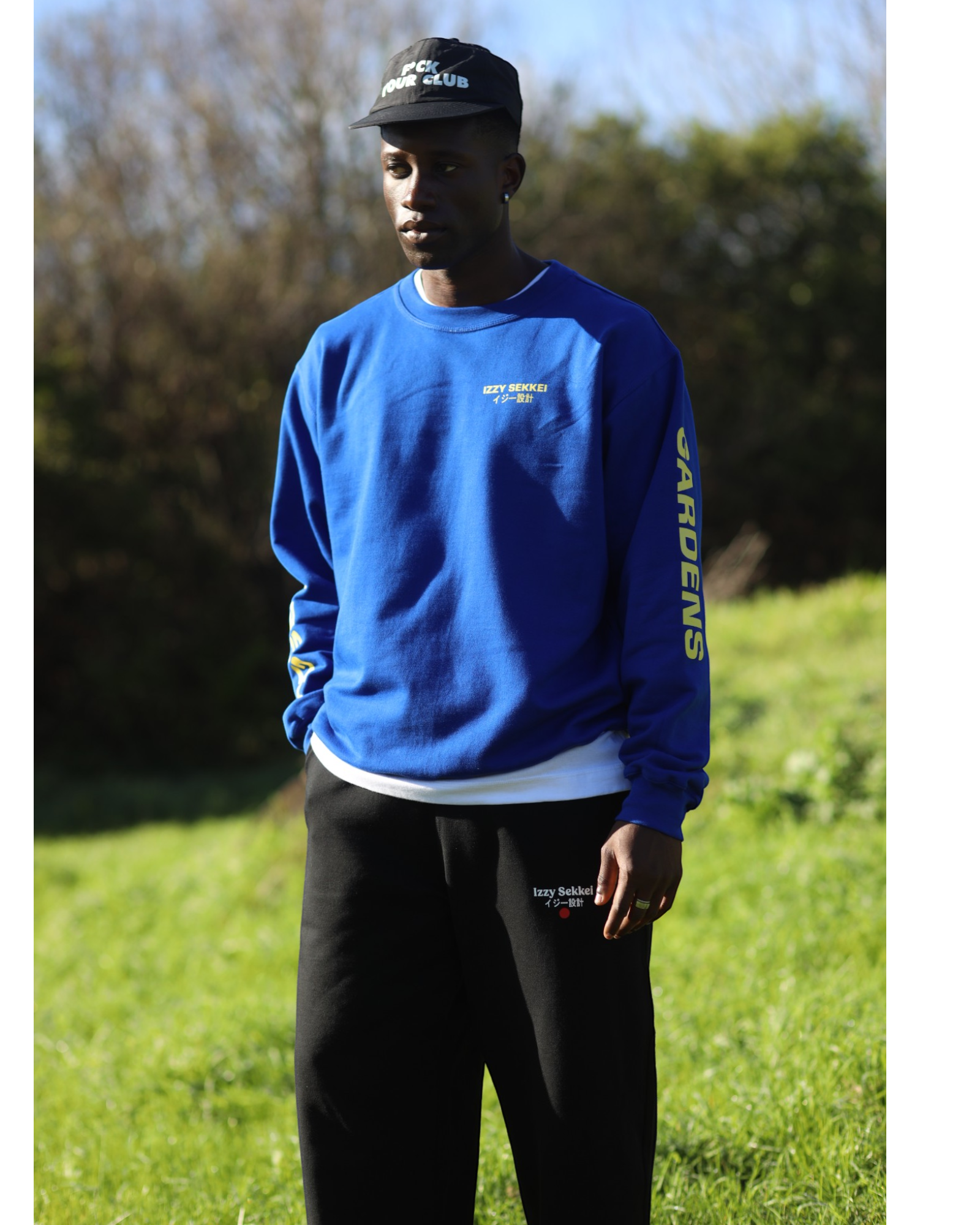 IZZY SEKKEI JOGGERS SWEATSHIRT - ROYAL BLUE
