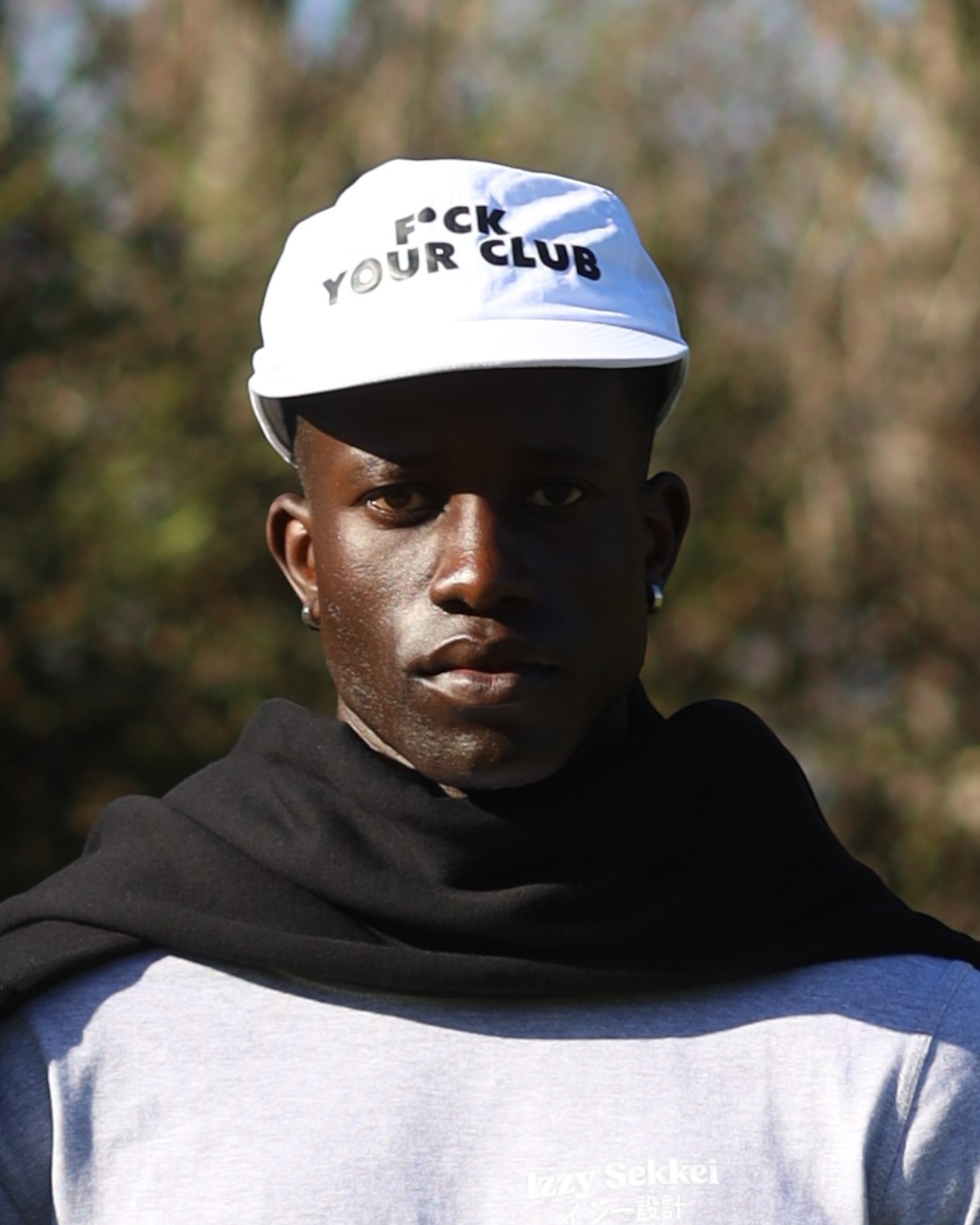 IZZY SEKKEI "F*CK YOUR CLUB" CAP - WHITE