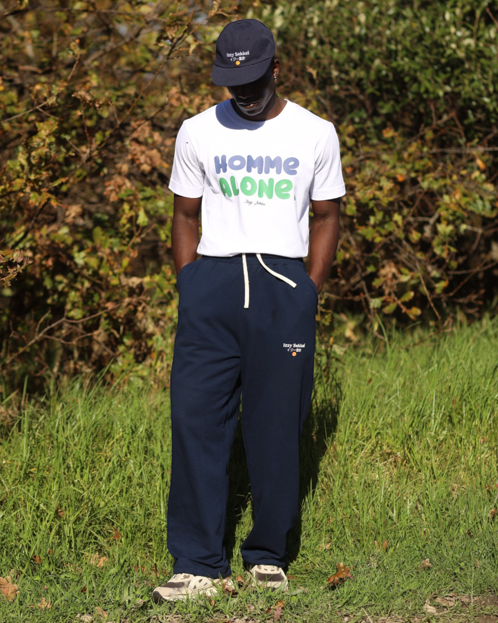 HOMME ALONE T-SHIRT - WHITE