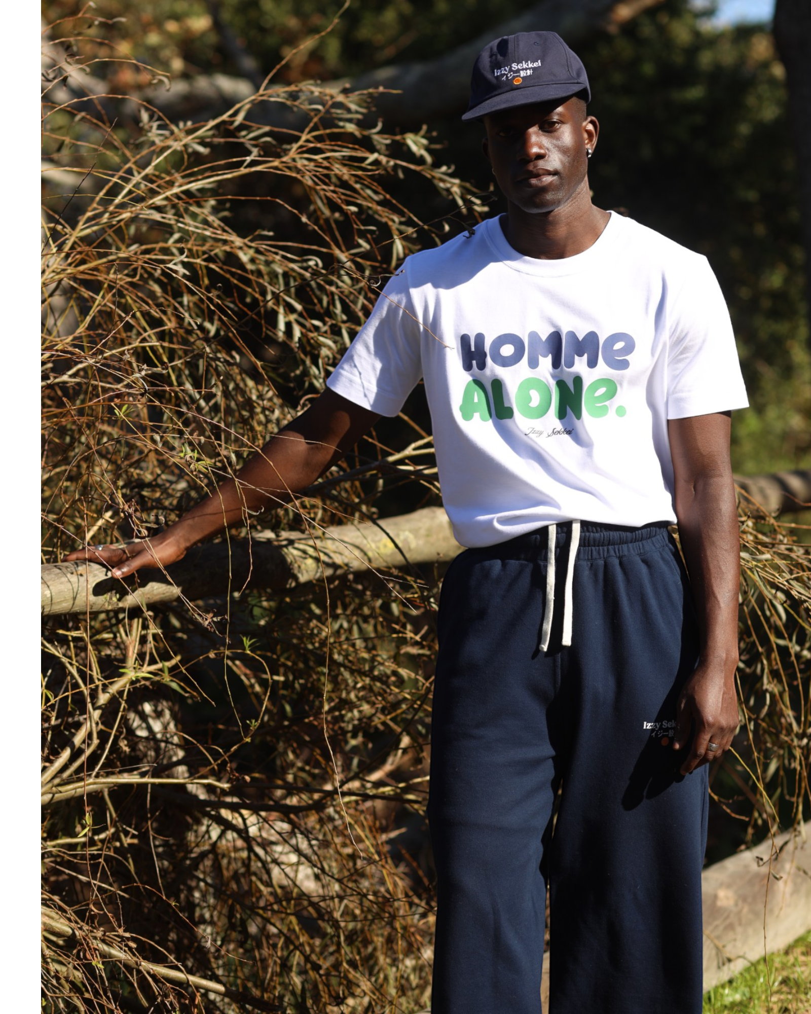 HOMME ALONE T-SHIRT - WHITE