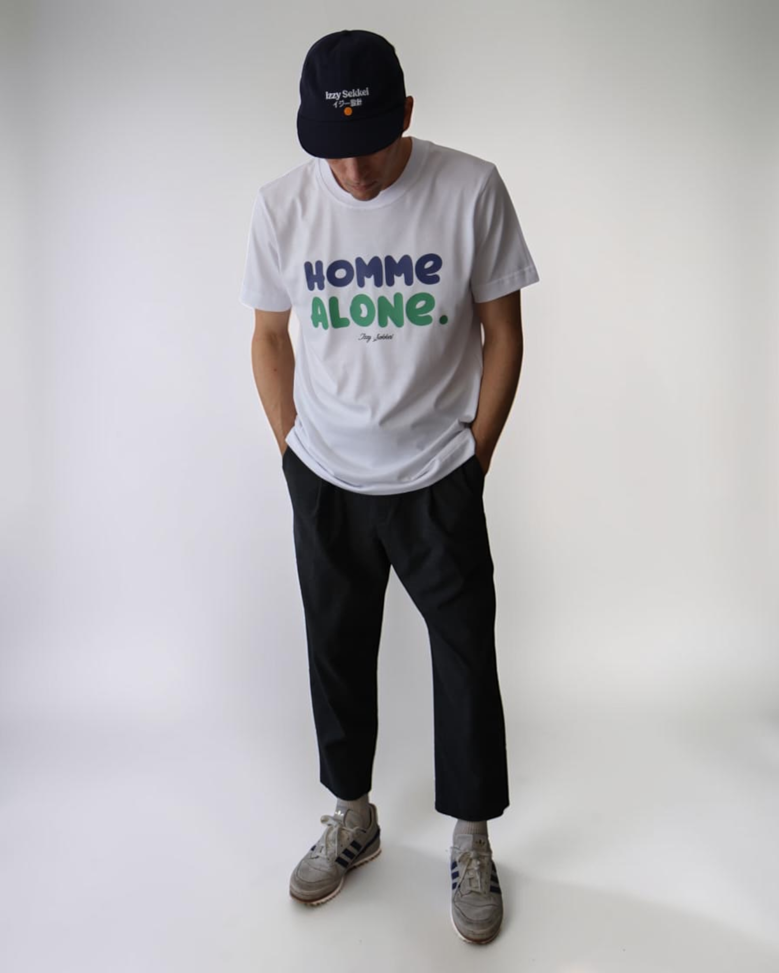 HOMME ALONE T-SHIRT - WHITE
