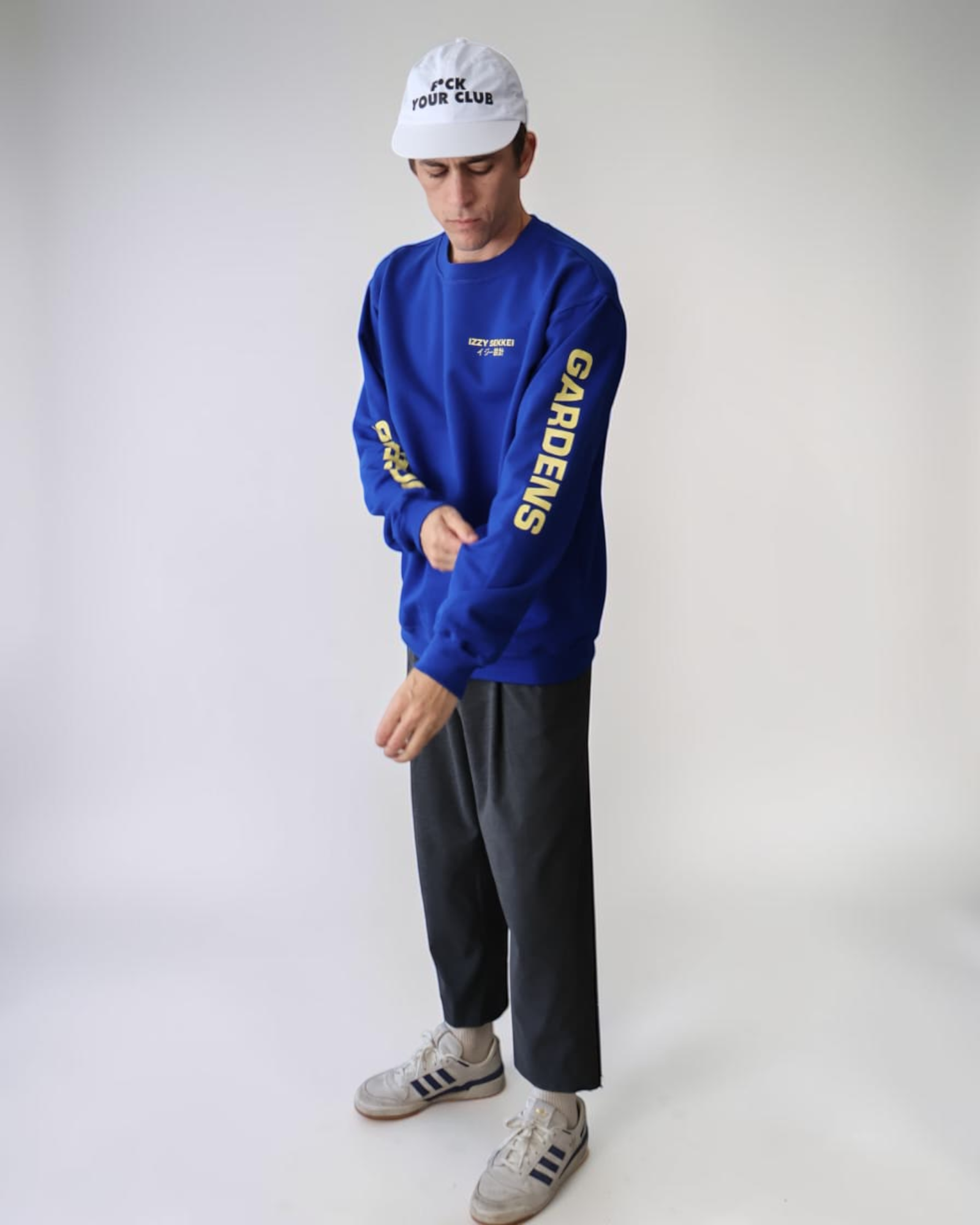 IZZY SEKKEI JOGGERS SWEATSHIRT - ROYAL BLUE